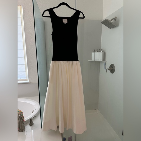 Reformation Verdona Sleeveless Drop-Waist Midi Dress - Picture 1 of 7
